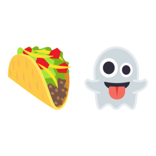 🌮👻 Emoji Domain EmojiOne rendering